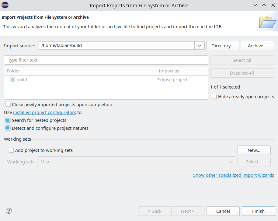 How to open a CMake project in Eclipse CDT Learning by Coding C++